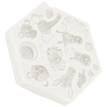 Silicone Mold Cute Animal Shape Easy Demoulding Flexible Soft Baking Mold for DIY Cake Fondant Chocolate 951 V1294-YM0523-3118220056211