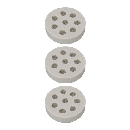 3Pcs Silicone Mold Raspberry Shape Easy Demoulding Flexible Soft Grey Baking Mold for DIY Cake Fondant V1294-YM0523-3118220056311