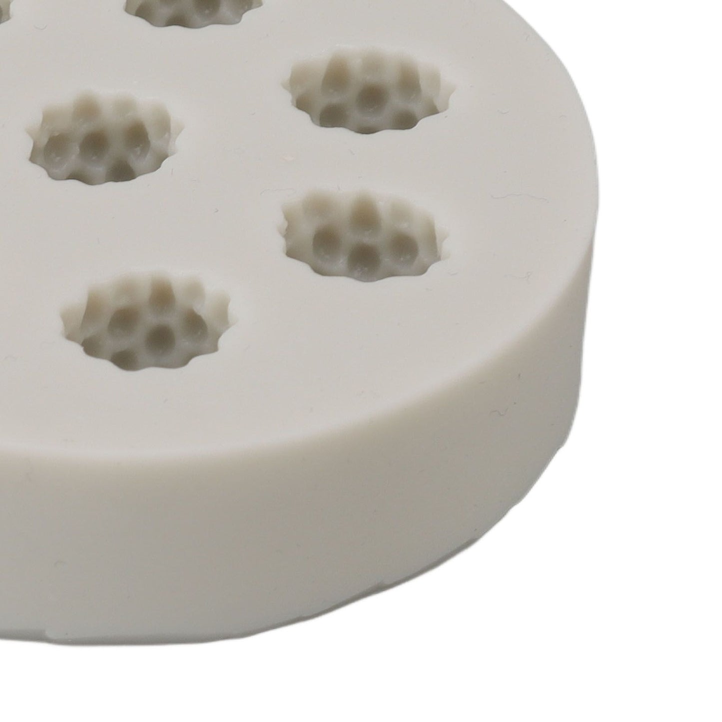 3Pcs Silicone Mold Raspberry Shape Easy Demoulding Flexible Soft Grey Baking Mold for DIY Cake Fondant V1294-YM0523-3118220056311