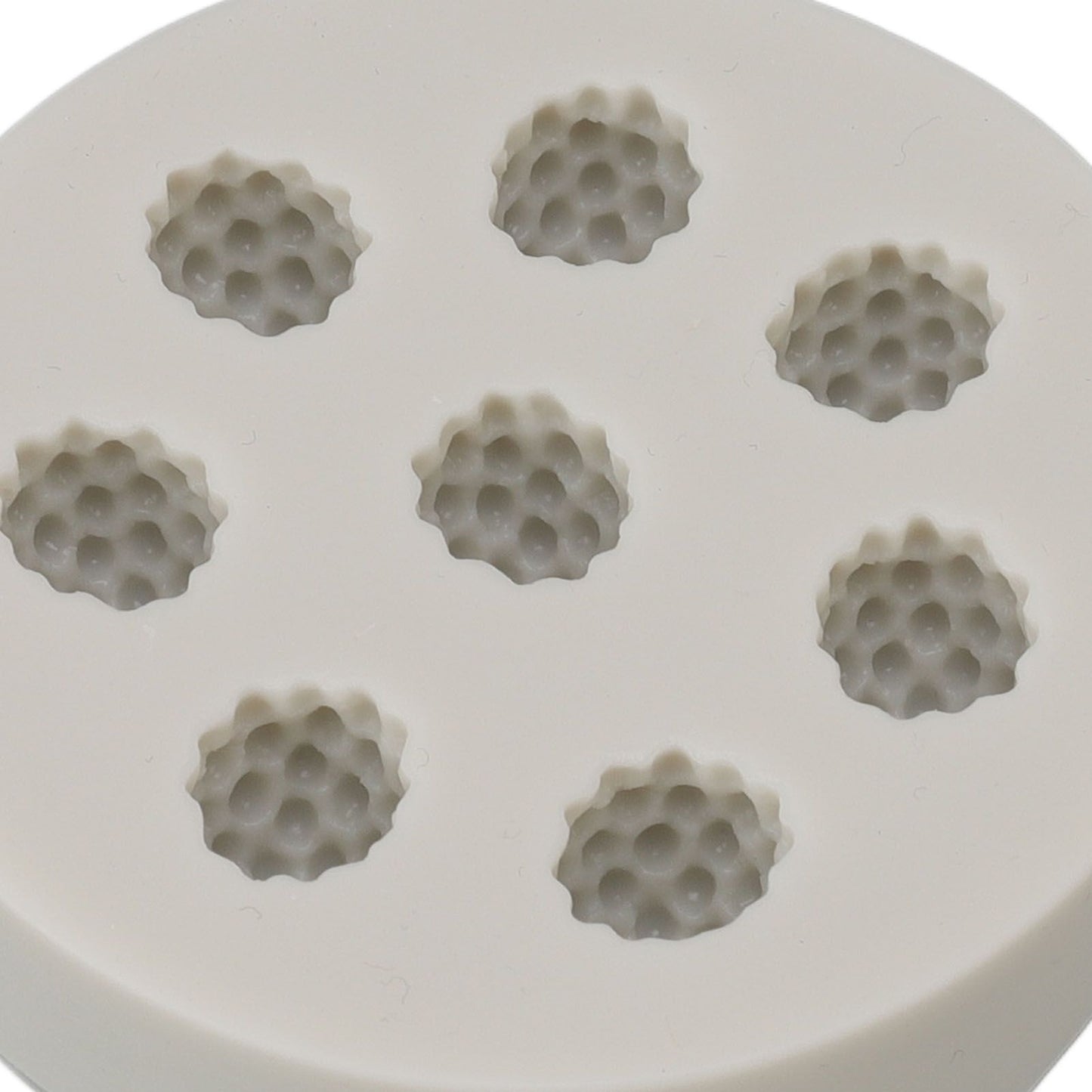 3Pcs Silicone Mold Raspberry Shape Easy Demoulding Flexible Soft Grey Baking Mold for DIY Cake Fondant V1294-YM0523-3118220056311