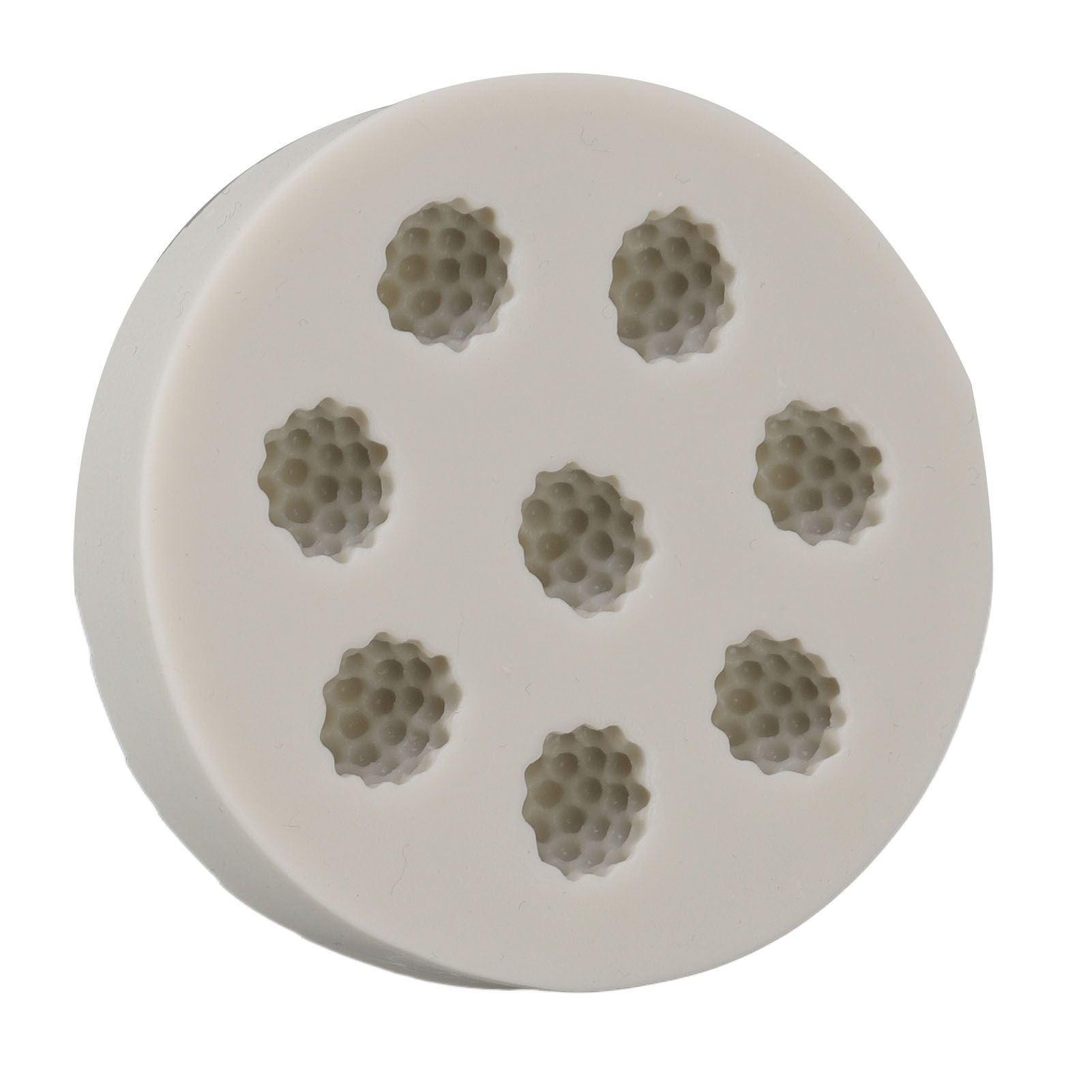 3Pcs Silicone Mold Raspberry Shape Easy Demoulding Flexible Soft Grey Baking Mold for DIY Cake Fondant V1294-YM0523-3118220056311