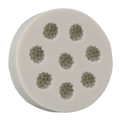 3Pcs Silicone Mold Raspberry Shape Easy Demoulding Flexible Soft Grey Baking Mold for DIY Cake Fondant V1294-YM0523-3118220056311