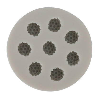 3Pcs Silicone Mold Raspberry Shape Easy Demoulding Flexible Soft Grey Baking Mold for DIY Cake Fondant V1294-YM0523-3118220056311