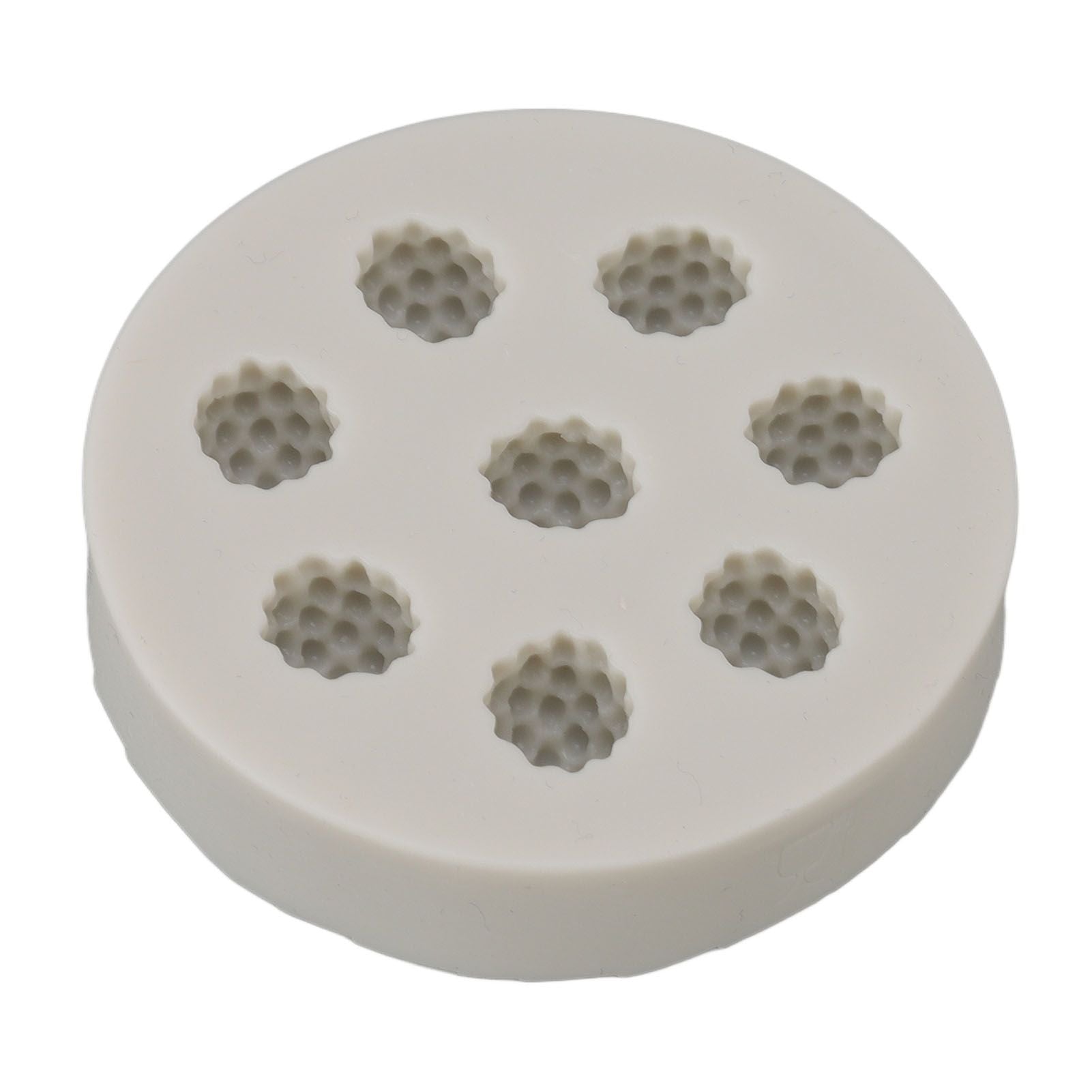 3Pcs Silicone Mold Raspberry Shape Easy Demoulding Flexible Soft Grey Baking Mold for DIY Cake Fondant V1294-YM0523-3118220056311