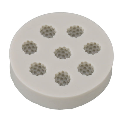 3Pcs Silicone Mold Raspberry Shape Easy Demoulding Flexible Soft Grey Baking Mold for DIY Cake Fondant V1294-YM0523-3118220056311
