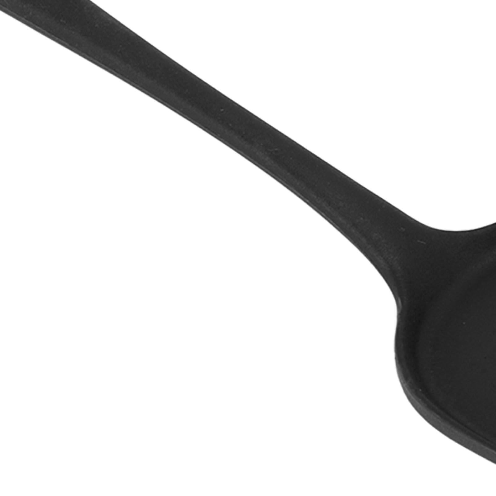 5Pcs Cooking Spatula with Hanging Hole Ergonomic Prevent Scalding Chinese Silicone Spatula for Kitchen Black V1294-YM0523-3118220058611