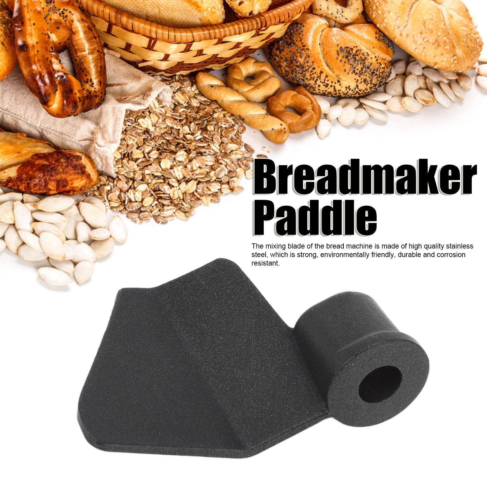 Bread Machine Paddle Non Stick Stainless Steel Breadmaker Mixing Blade Replacement Part for Home Kitchen V1294-YM0523-3118220059111