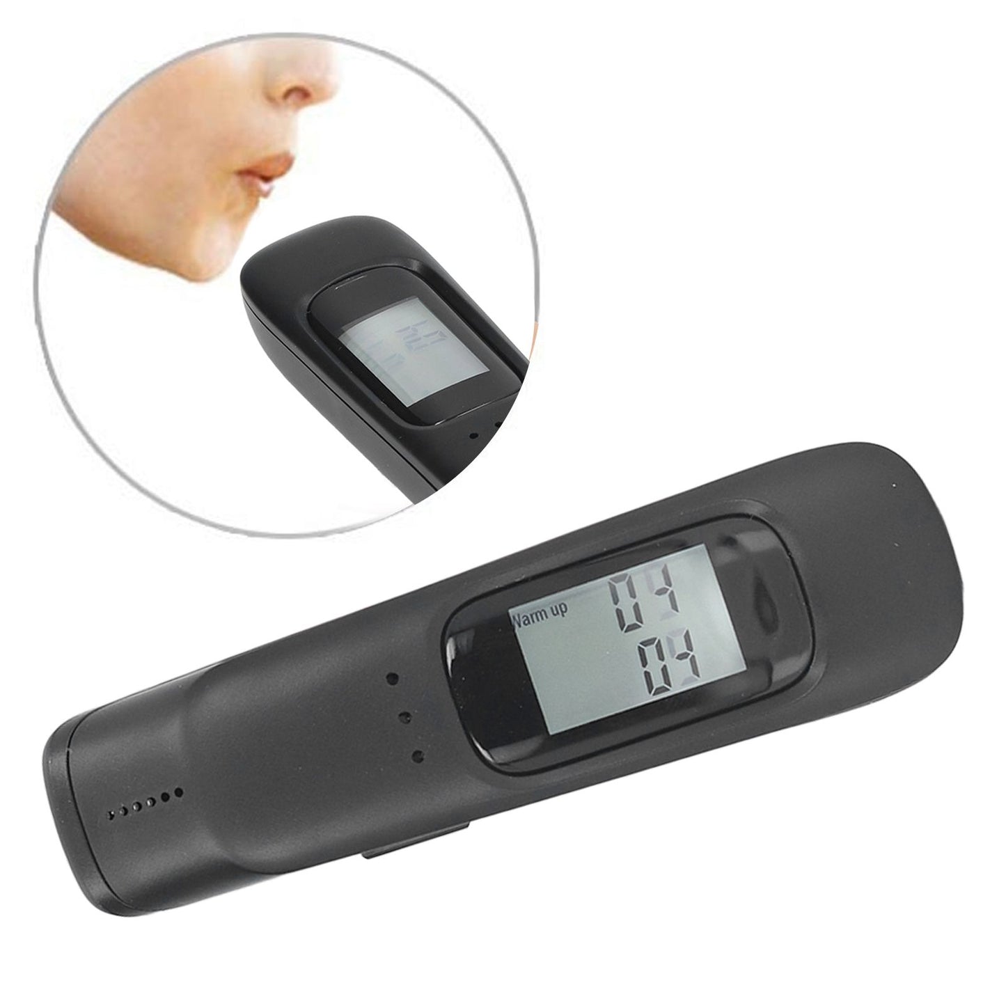 Portable Alcohol Detector High Sensitivity 3 Status Lights Hygienic C9 Accurate Alcohol Breathalyzer for V1294-YM0523-3118220063911