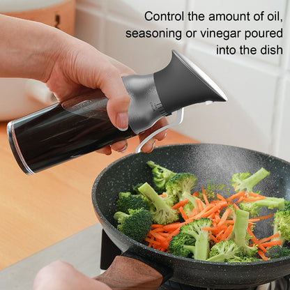Oil Bottle Portable Home Kitchen Barbecue Picnic Non Slip Columnar Atomization Spray Bottle Olive Oil V1294-YM0523-3118220064311