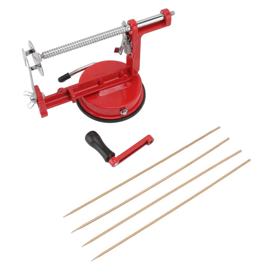 Potato Spiral Cutter Multifunctional Manual Rotating Stainless Steel Blade Rust Resistant Red Twisted Spiral V1294-YM0523-3118220065211