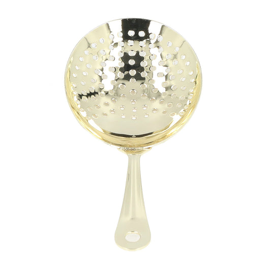 Cocktail Strainer Professional Stainless Steel Shell Cocktail Strainer for Bar Club Restaurant Gold V1294-YM0523-3118220066512
