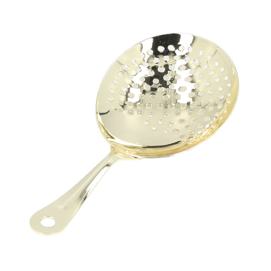 Cocktail Strainer Professional Stainless Steel Shell Cocktail Strainer for Bar Club Restaurant Gold V1294-YM0523-3118220066512