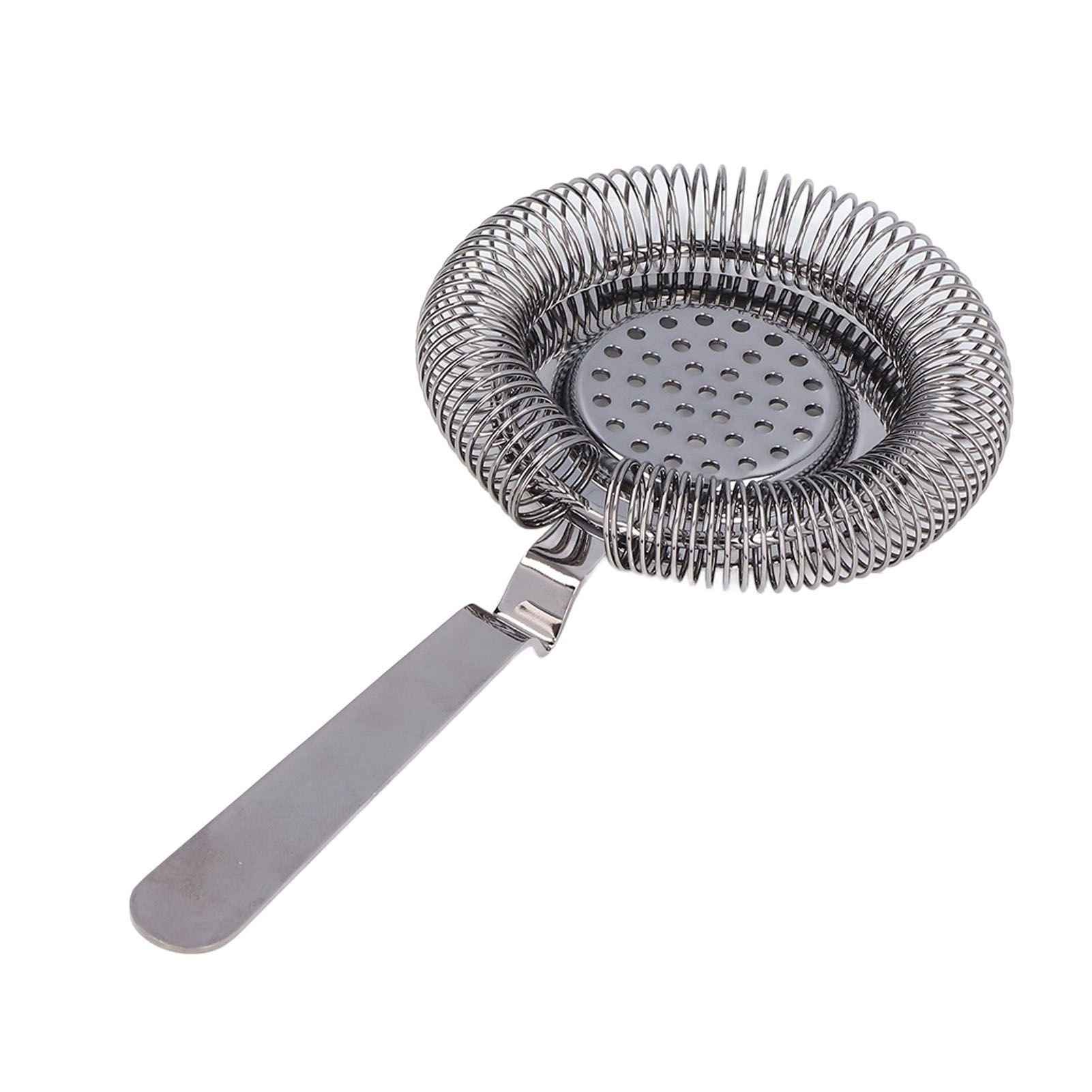 Bar Strainer Fine Filtering Professional Stainless Steel Cocktail Strainer for Bartending Restaurant Party V1294-YM0523-3118220067311