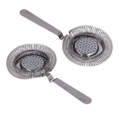 Bar Strainer Fine Filtering Professional Stainless Steel Cocktail Strainer for Bartending Restaurant Party V1294-YM0523-3118220067311