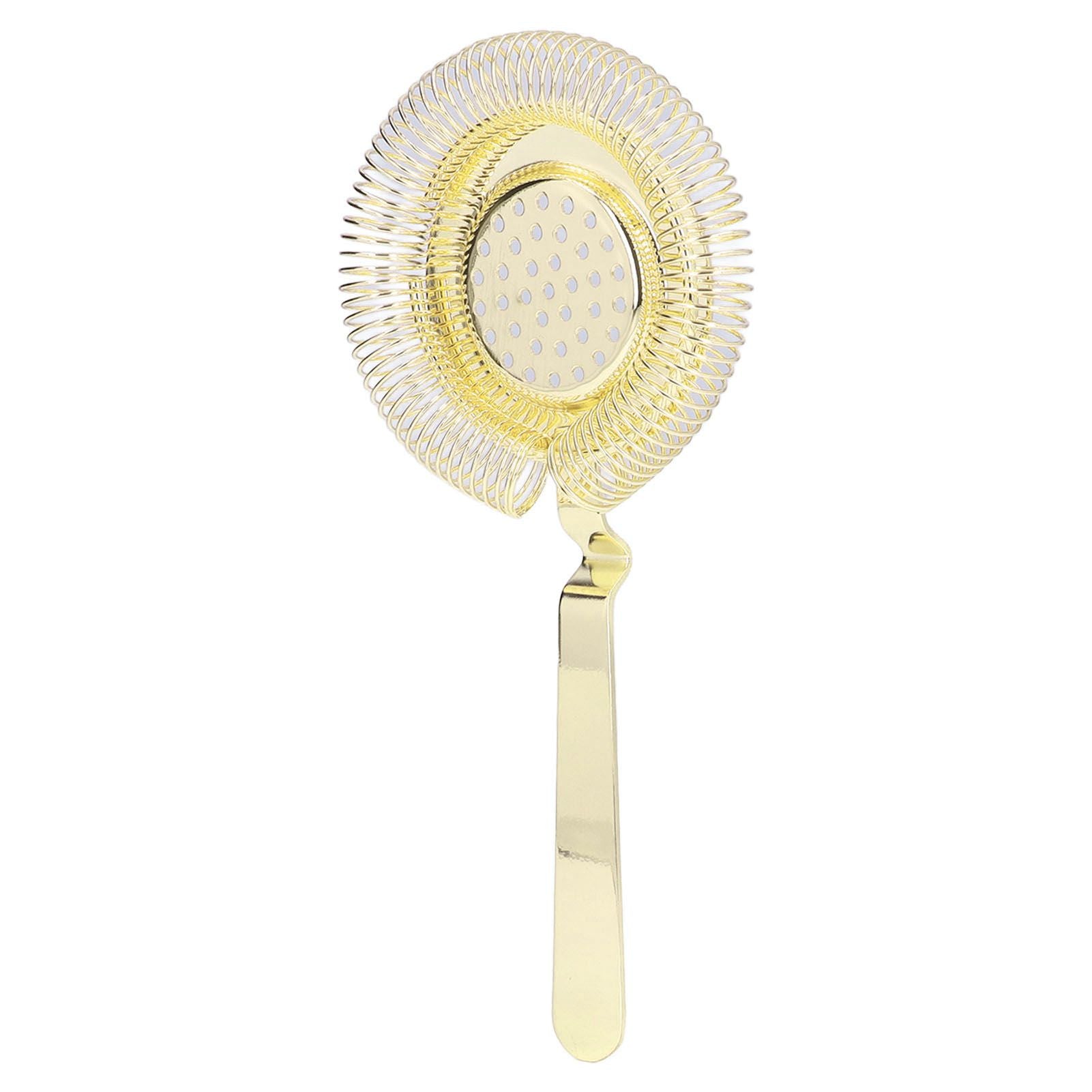 Bar Strainer Fine Filtering Professional Stainless Steel Cocktail Strainer for Bartending Restaurant Party V1294-YM0523-3118220067312