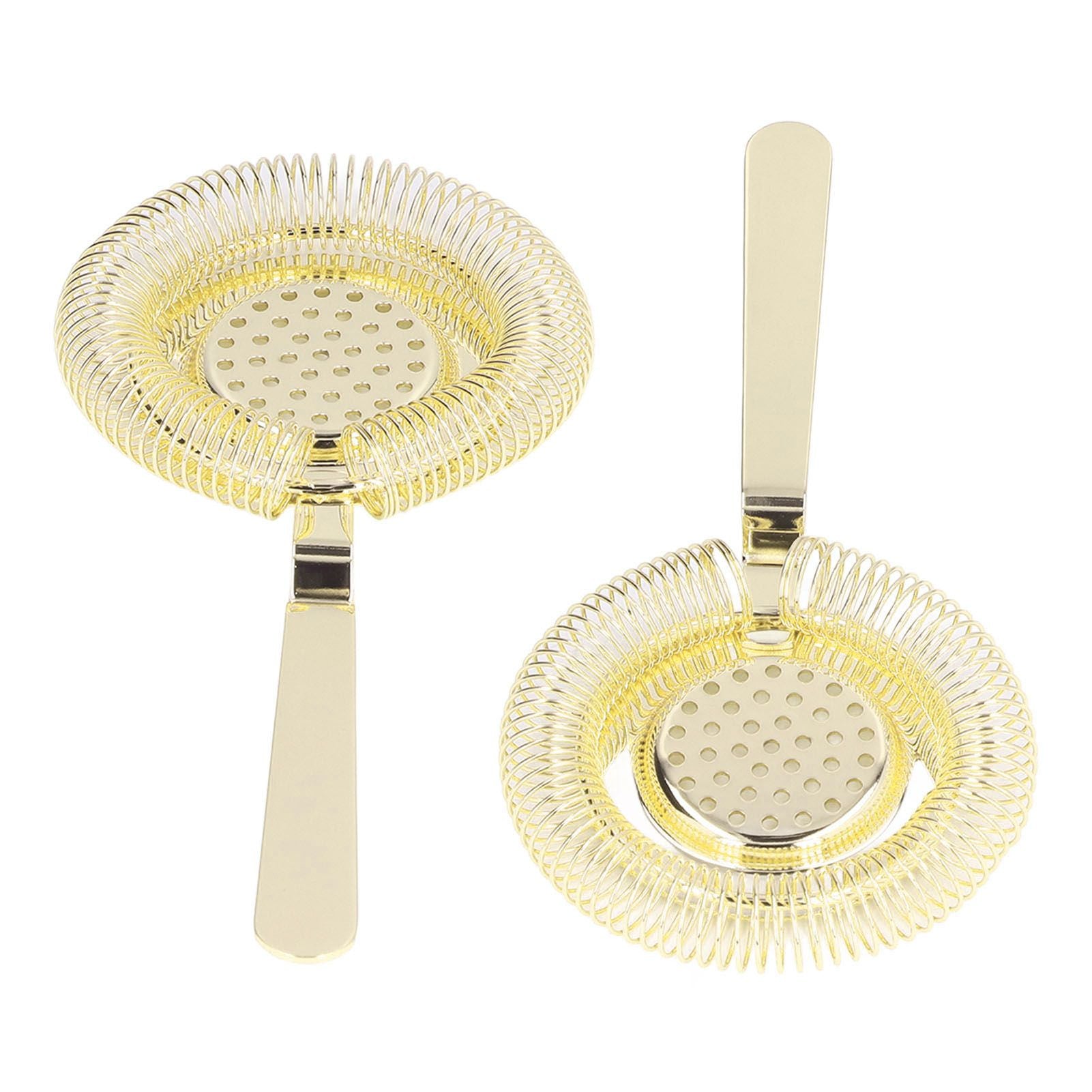 Bar Strainer Fine Filtering Professional Stainless Steel Cocktail Strainer for Bartending Restaurant Party V1294-YM0523-3118220067312
