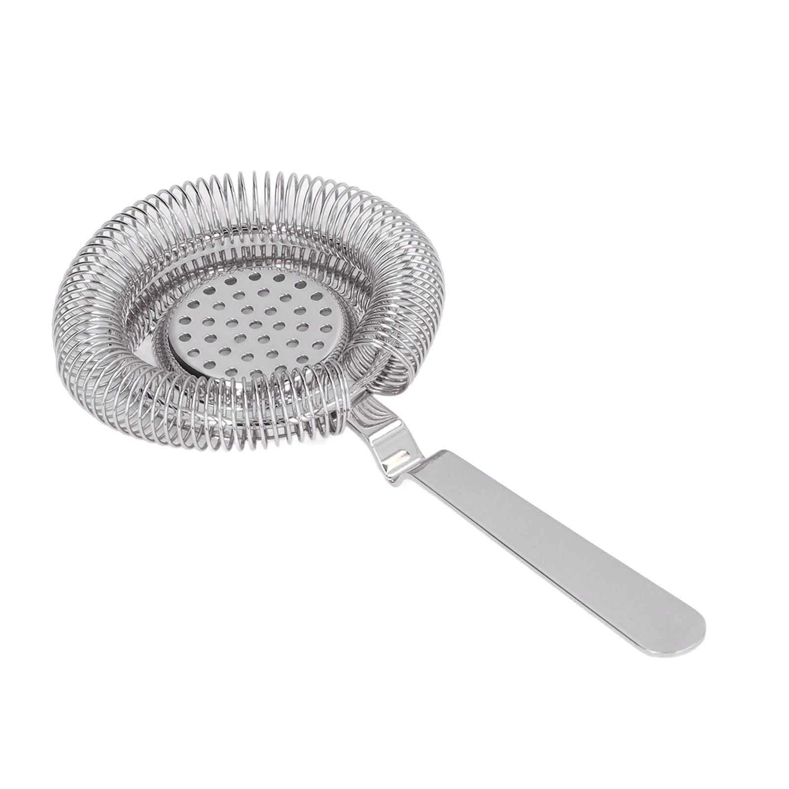 Bar Strainer Fine Filtering Professional Stainless Steel Cocktail Strainer for Bartending Restaurant Party V1294-YM0523-3118220067314