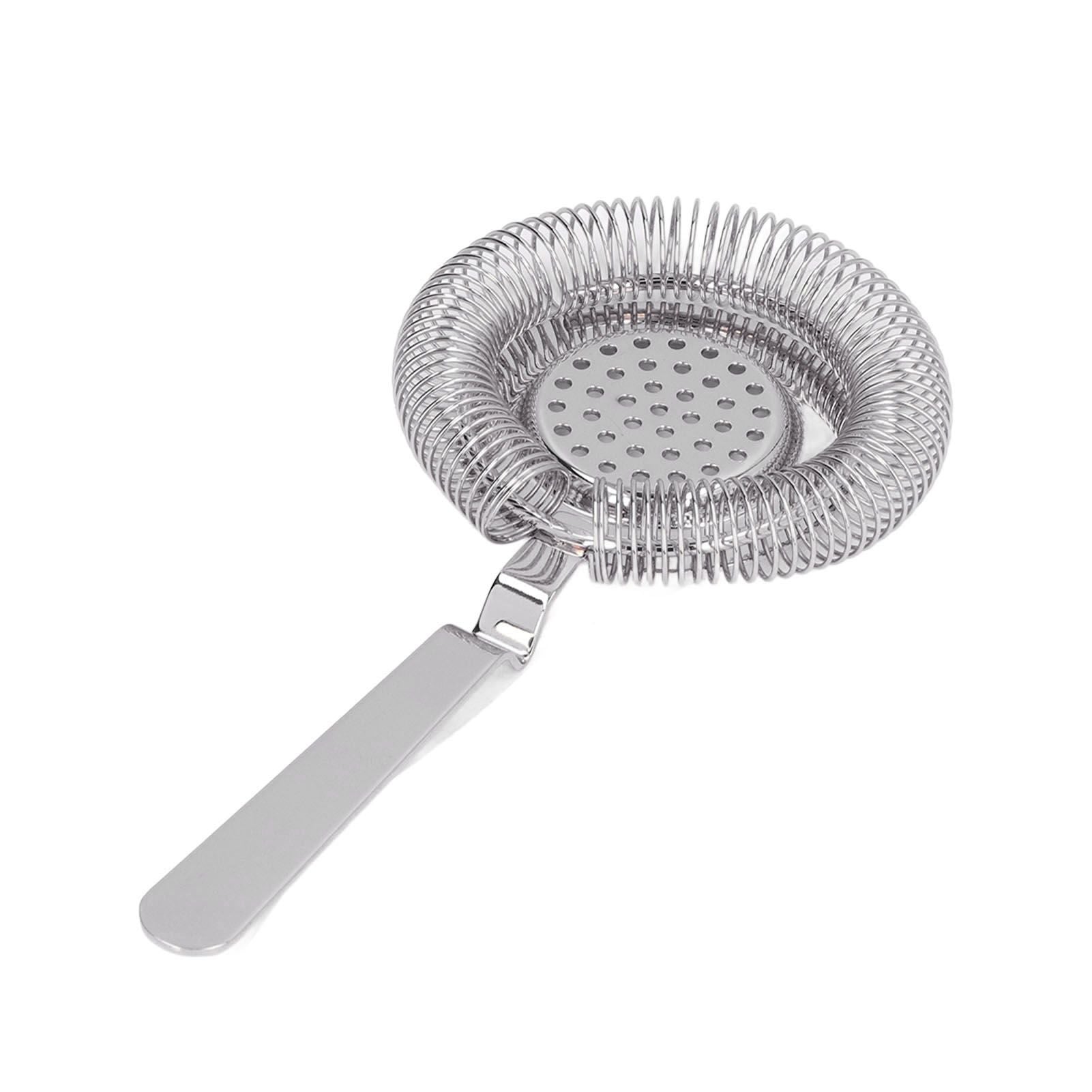 Bar Strainer Fine Filtering Professional Stainless Steel Cocktail Strainer for Bartending Restaurant Party V1294-YM0523-3118220067314