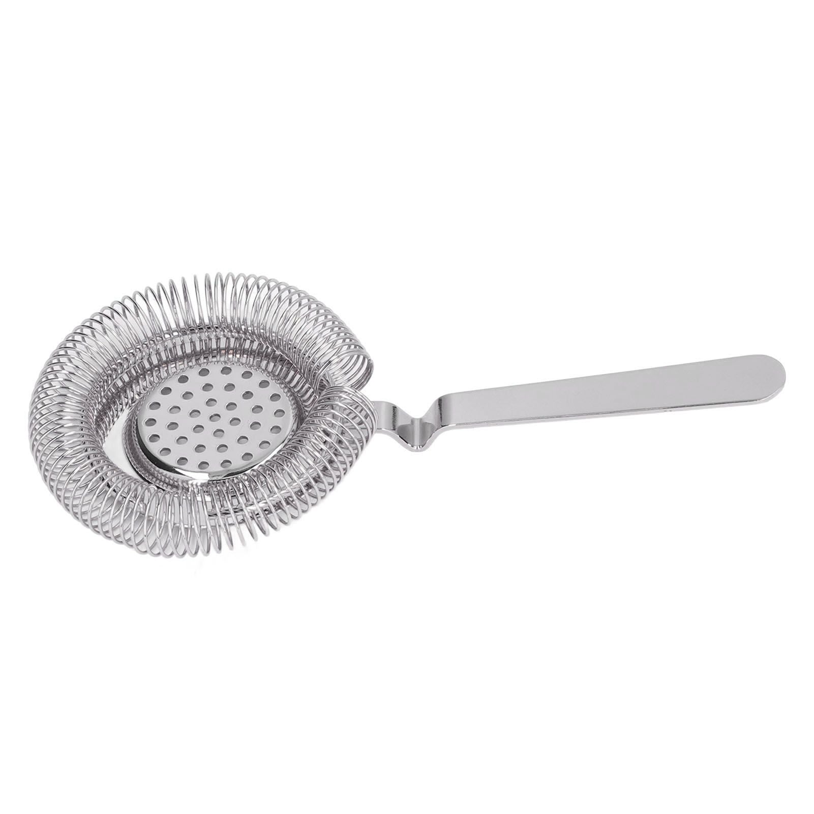 Bar Strainer Fine Filtering Professional Stainless Steel Cocktail Strainer for Bartending Restaurant Party V1294-YM0523-3118220067314