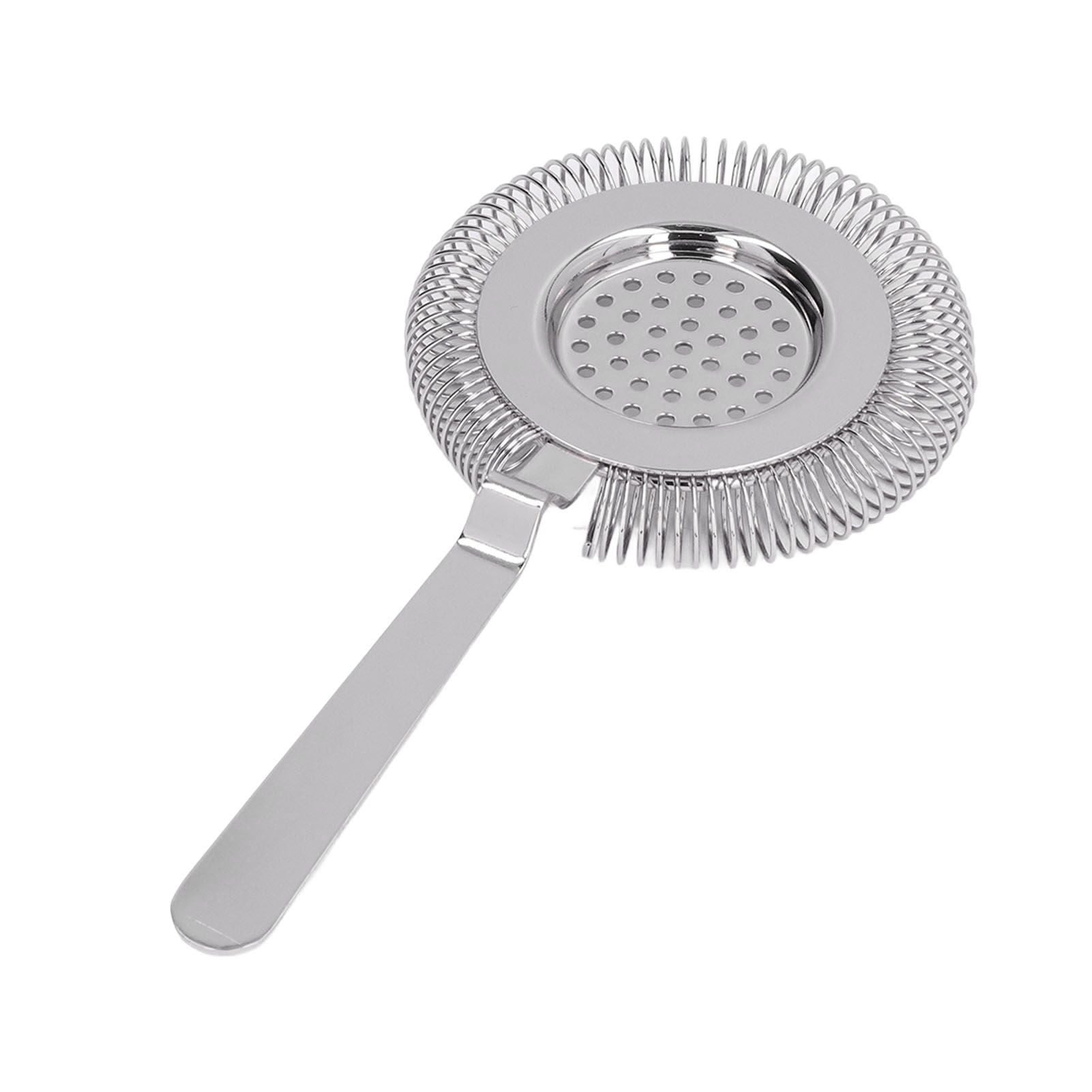 Bar Strainer Fine Filtering Professional Stainless Steel Cocktail Strainer for Bartending Restaurant Party V1294-YM0523-3118220067314