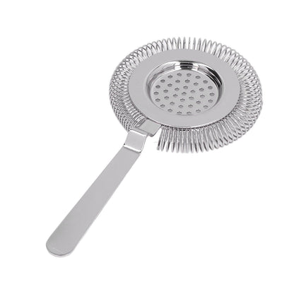Bar Strainer Fine Filtering Professional Stainless Steel Cocktail Strainer for Bartending Restaurant Party V1294-YM0523-3118220067314