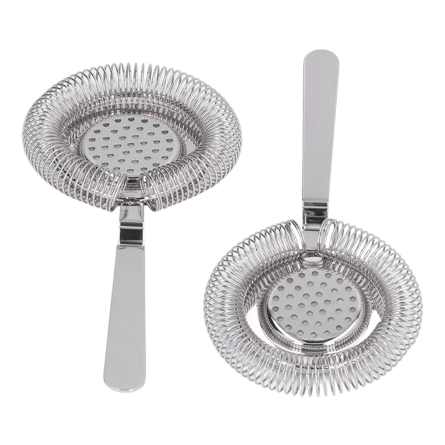 Bar Strainer Fine Filtering Professional Stainless Steel Cocktail Strainer for Bartending Restaurant Party V1294-YM0523-3118220067314