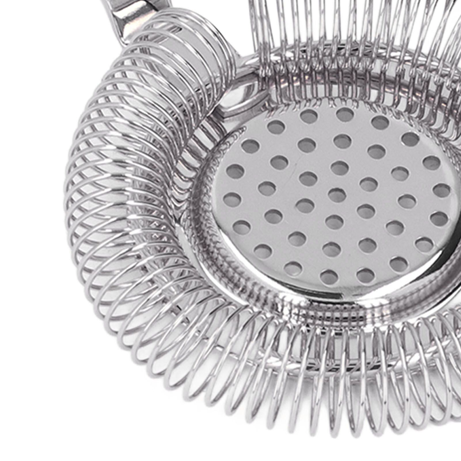 Bar Strainer Fine Filtering Professional Stainless Steel Cocktail Strainer for Bartending Restaurant Party V1294-YM0523-3118220067314