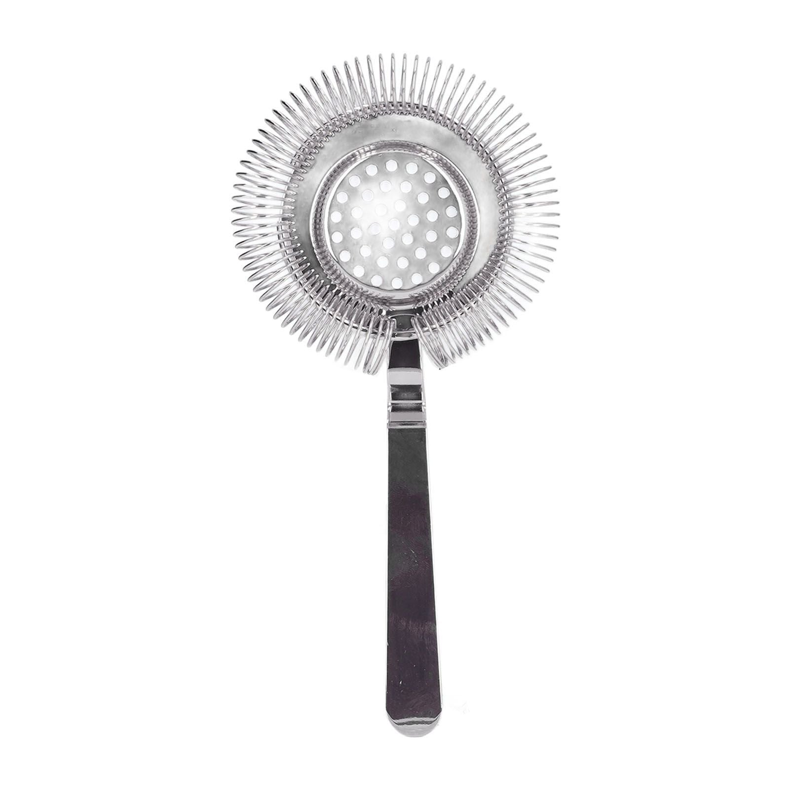 Bar Strainer Fine Filtering Professional Stainless Steel Cocktail Strainer for Bartending Restaurant Party V1294-YM0523-3118220067314