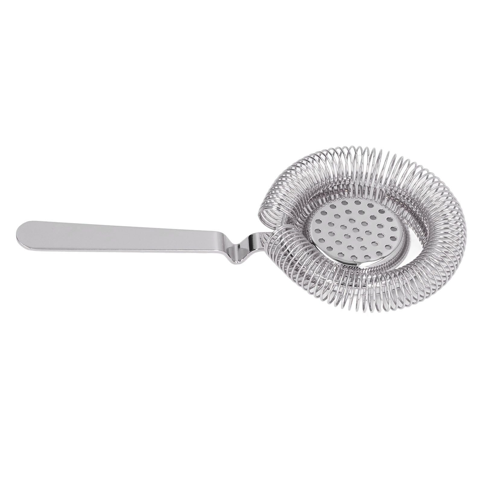 Bar Strainer Fine Filtering Professional Stainless Steel Cocktail Strainer for Bartending Restaurant Party V1294-YM0523-3118220067314