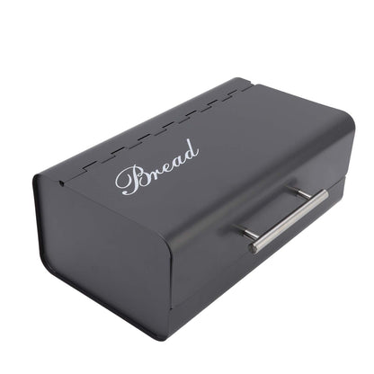 Bread Bin Large Capacity Save Countertop Space Bread Storage Container with Clamshell Door for Home Kitchen V1294-YM0523-3118220067411