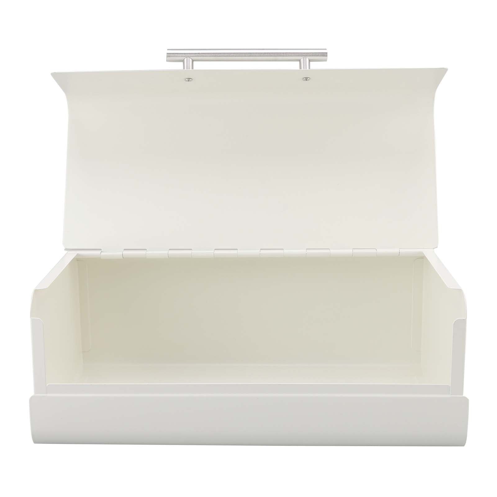 Bread Bin Large Capacity Save Countertop Space Bread Storage Container with Clamshell Door for Home Kitchen V1294-YM0523-3118220067412