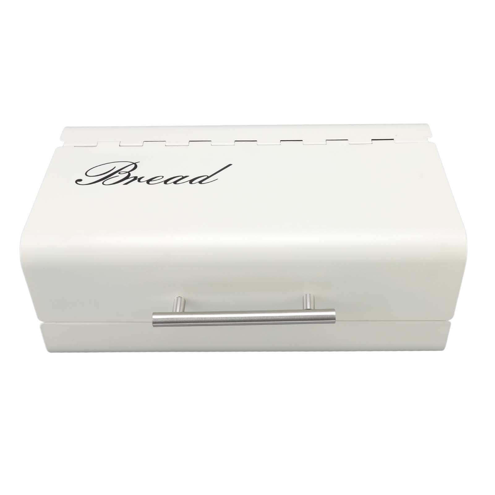 Bread Bin Large Capacity Save Countertop Space Bread Storage Container with Clamshell Door for Home Kitchen V1294-YM0523-3118220067412