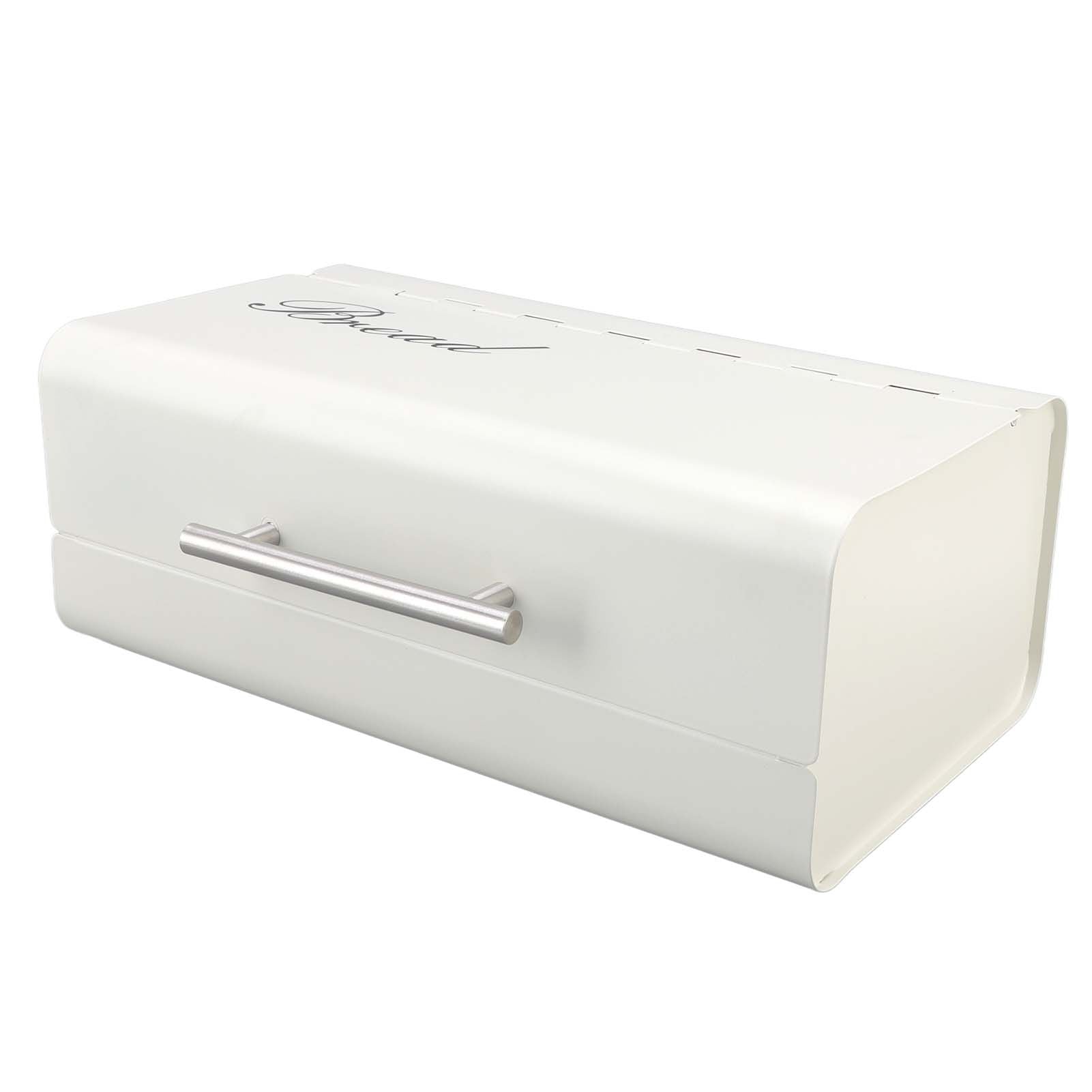 Bread Bin Large Capacity Save Countertop Space Bread Storage Container with Clamshell Door for Home Kitchen V1294-YM0523-3118220067412