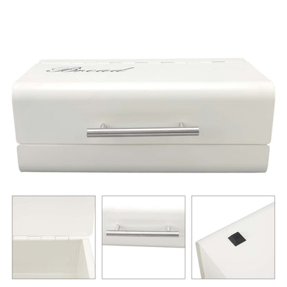 Bread Bin Large Capacity Save Countertop Space Bread Storage Container with Clamshell Door for Home Kitchen V1294-YM0523-3118220067412