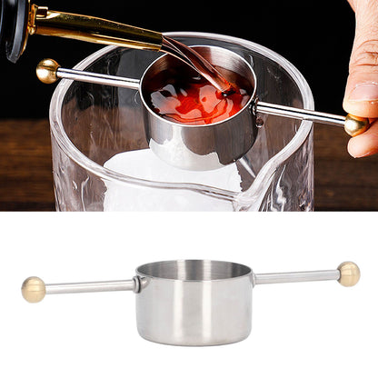Stainless Steel Measuring Cup Multipurpose Double Ball Bartending Measuring Cup for Home Bar V1294-YM0523-3118220067611