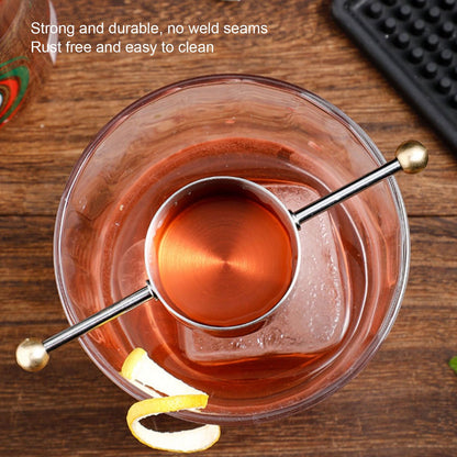 Stainless Steel Measuring Cup Multipurpose Double Ball Bartending Measuring Cup for Home Bar V1294-YM0523-3118220067611