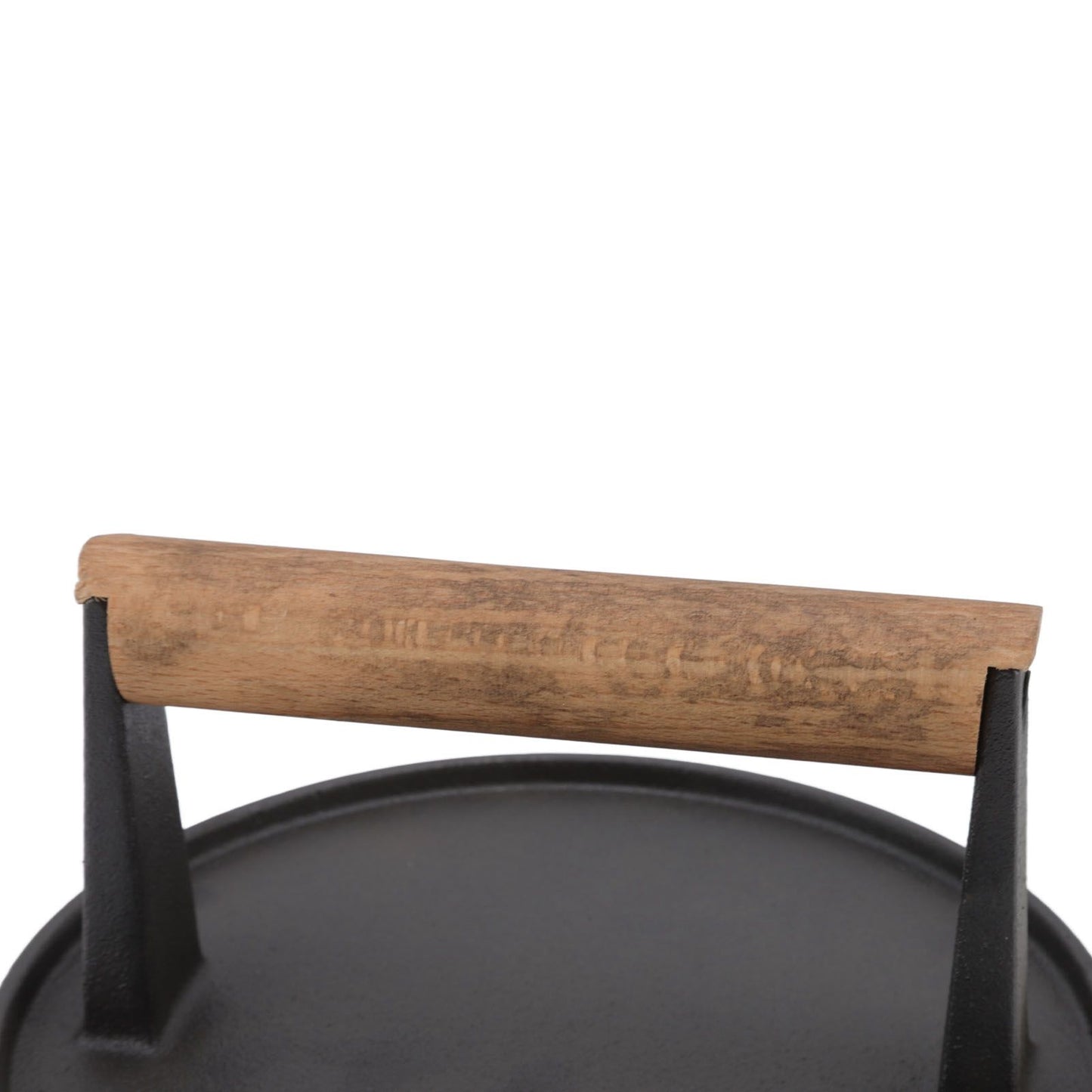 Cast Iron Grill Press Round Heavy Duty 3 Lbs Prevent Scalding Burger Press with Handle for Kitchen V1294-YM0523-3118220068911