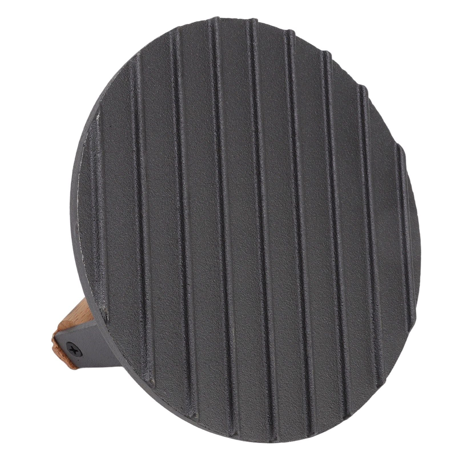 Cast Iron Grill Press Round Heavy Duty 3 Lbs Prevent Scalding Burger Press with Handle for Kitchen V1294-YM0523-3118220068911