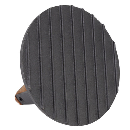 Cast Iron Grill Press Round Heavy Duty 3 Lbs Prevent Scalding Burger Press with Handle for Kitchen V1294-YM0523-3118220068911