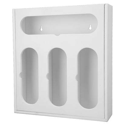 Food Storage Bag Container Bamboo Polished Finish Drawer Design Food Bag Storage Box for Kitchen Home White V1294-YM0523-3118220069212
