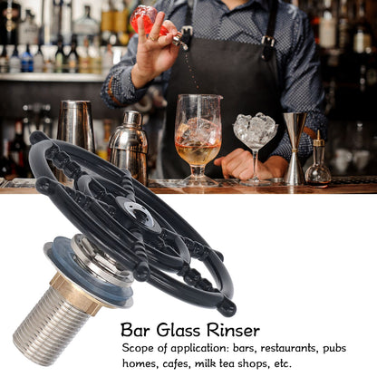 G1/2 External Thread High Pressure Cup Washer Stainless Steel Bottle Cleaning Sprayer for Beer Glass Coffee V1294-YM0523-3118220069511
