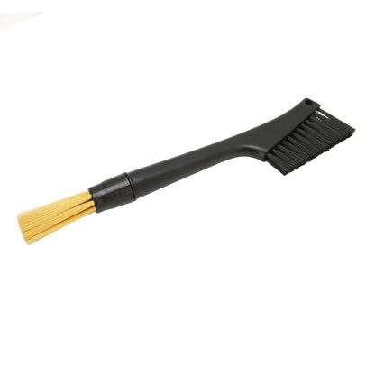 Coffee Brush Both Ends Removable Bottom Hanging Hole Design Round Handle Soft Elongated Brush Cleaner for Cafe V1294-YM0523-3118220070211
