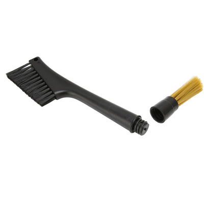 Coffee Brush Both Ends Removable Bottom Hanging Hole Design Round Handle Soft Elongated Brush Cleaner for Cafe V1294-YM0523-3118220070211