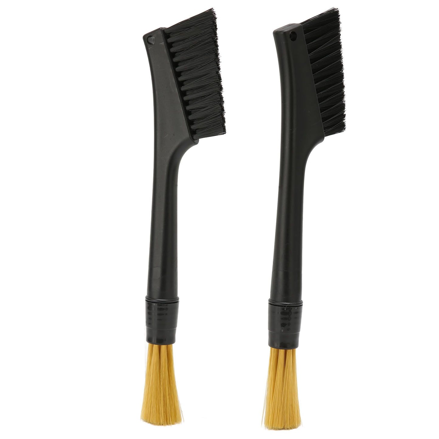 Coffee Brush Both Ends Removable Bottom Hanging Hole Design Round Handle Soft Elongated Brush Cleaner for Cafe V1294-YM0523-3118220070211