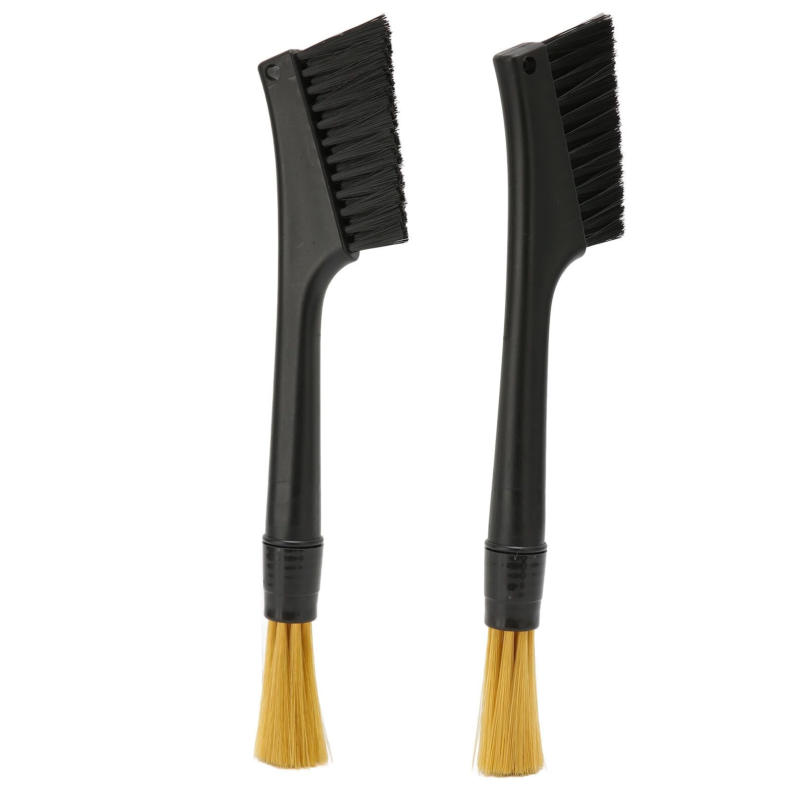 Coffee Brush Both Ends Removable Bottom Hanging Hole Design Round Handle Soft Elongated Brush Cleaner for Cafe V1294-YM0523-3118220070211