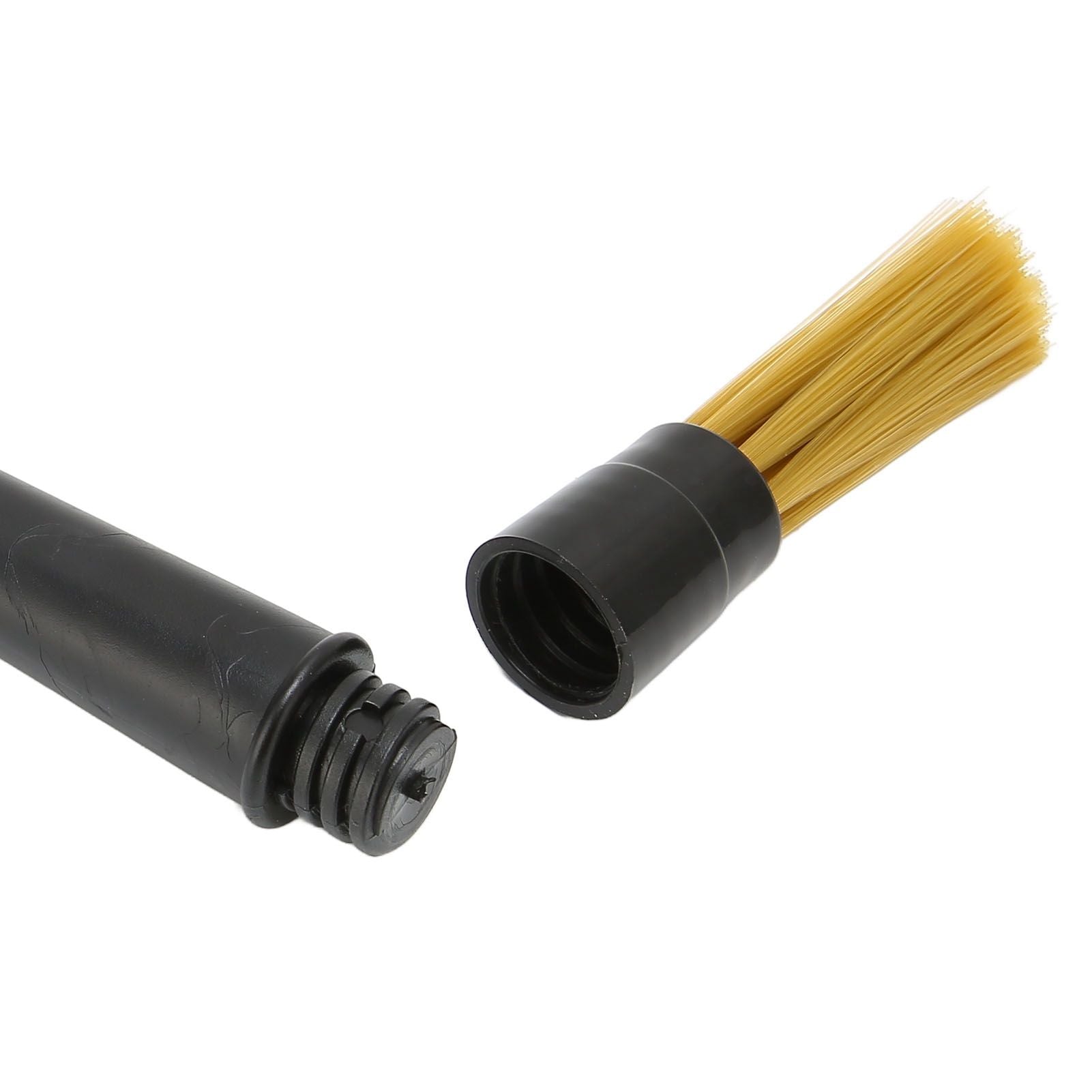 Coffee Brush Both Ends Removable Bottom Hanging Hole Design Round Handle Soft Elongated Brush Cleaner for Cafe V1294-YM0523-3118220070211