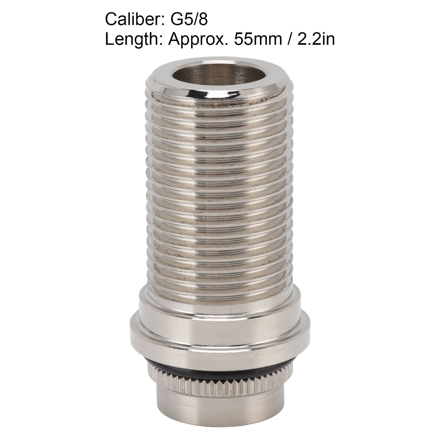 55mm Beer Tap Locking Flange G5/8 Draft Beer Flange Rod for Adjustable Keg Beer Dispenser Home Brewing V1294-YM0523-3118220070311