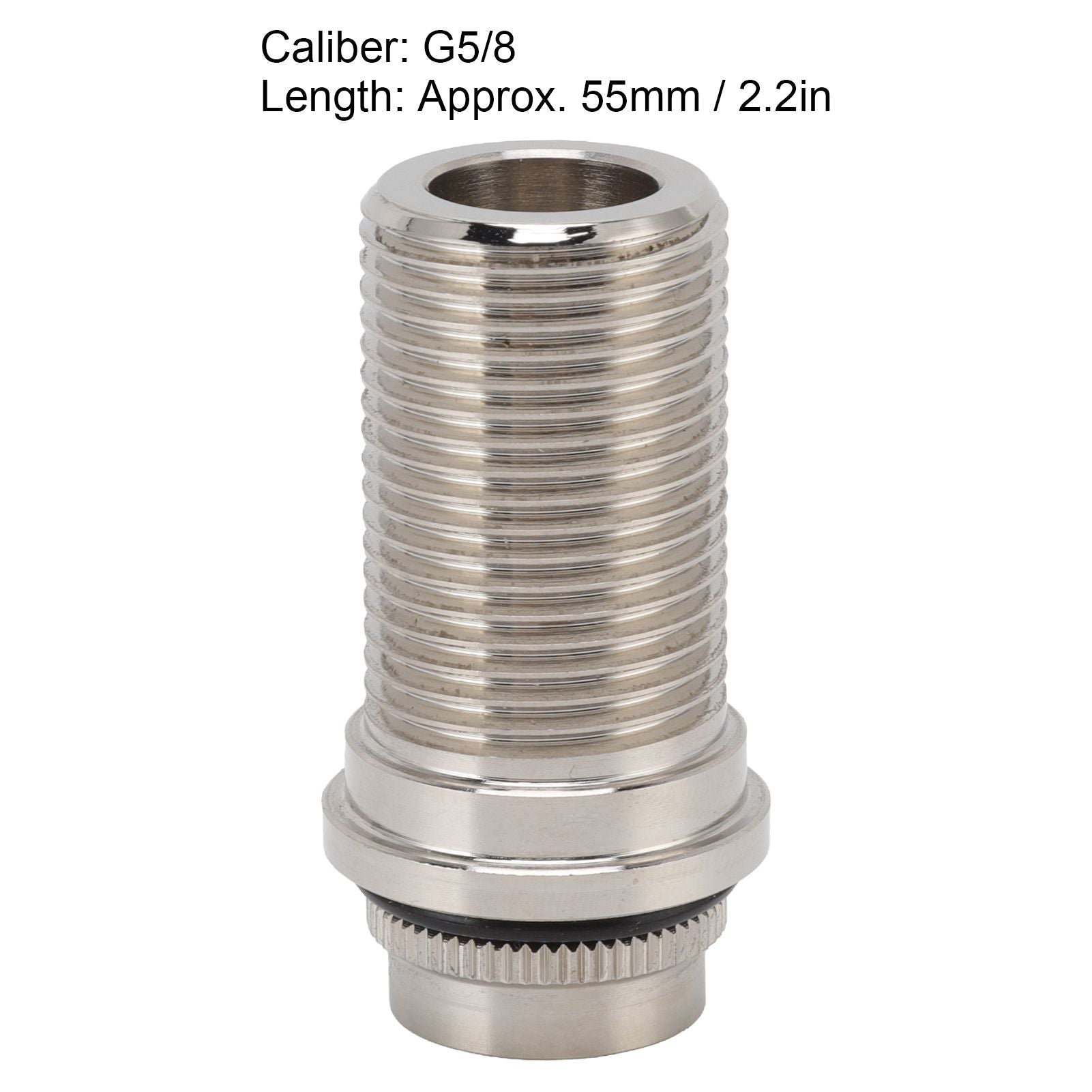 55mm Beer Tap Locking Flange G5/8 Draft Beer Flange Rod for Adjustable Keg Beer Dispenser Home Brewing V1294-YM0523-3118220070311