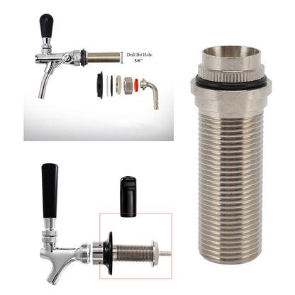 75mm Beer Tap Wall Locking Flange G5/8 Diameter for Homebrew Draft Beer Dispenser Keg V1294-YM0523-3118220070411