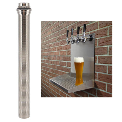 220mm G5/8 Beer Tap Locking Flange Draft Beer Dispenser Locking Flange for Adjustable Keg Beer Dispenser Home V1294-YM0523-3118220070611